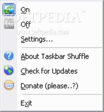 Taskbar Shuffle screenshot