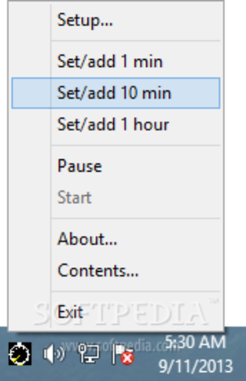 Taskbar Timer Portable screenshot