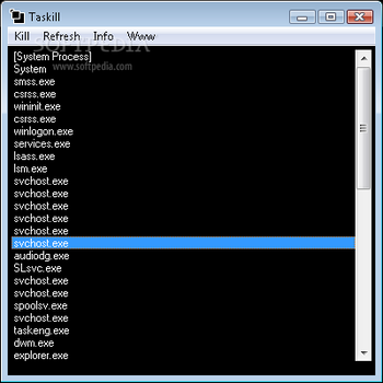 Taskill screenshot