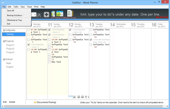 TaskRun Week Planner screenshot 2