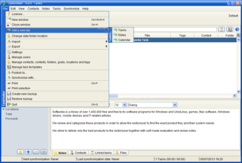 TaskUnifier screenshot 2
