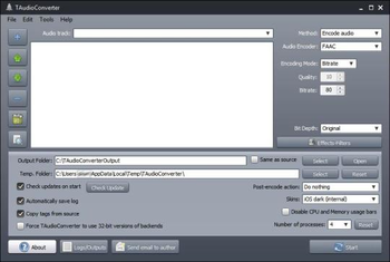 TAudioConverter  screenshot