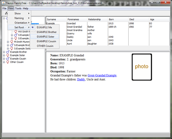 Taurus FamilyTree screenshot 5