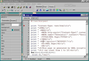 Tavrida PERL Editor screenshot