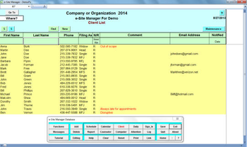 Tax Pro e-Site Manager screenshot