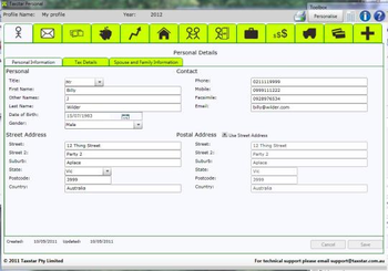 Taxstar 2 Personal Edition  screenshot 3