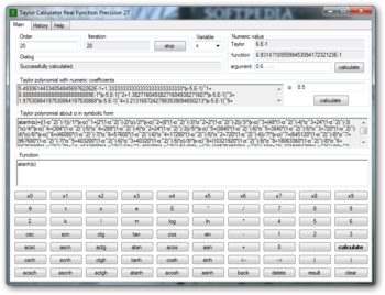 Taylor Calculator Real 27 screenshot