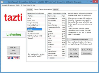 Tazti Speech Recognition Software for Windows 7, 8, 8.1  screenshot 3