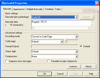TBarCode - .NET Barcode Software screenshot 2
