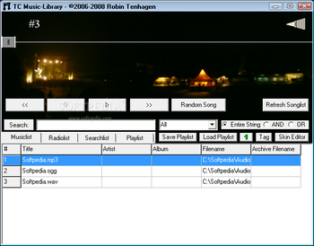 TC Music Library screenshot