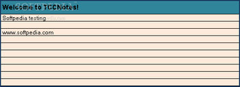 TCCNotes screenshot