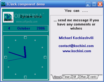 TClock Component screenshot