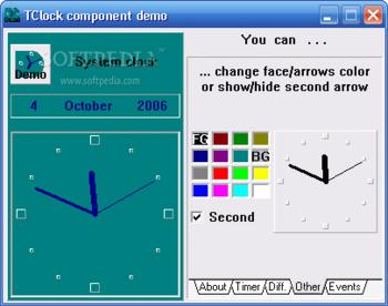 TClock Component screenshot 3