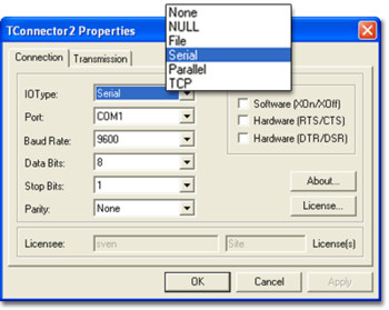 TConnector ActiveX screenshot