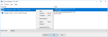 TCP COM Bridge screenshot