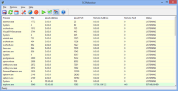 TCP Monitor screenshot