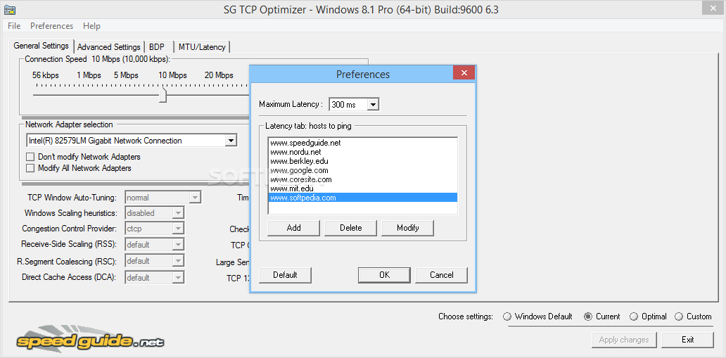 TCP Optimizer - Download Free with Screenshots and Review