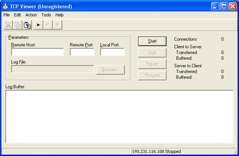 TCP Viewer screenshot