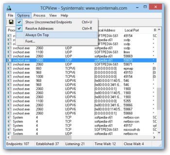 TCPView screenshot 2