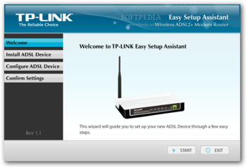 TD-W8151N Easy Setup Assistant screenshot