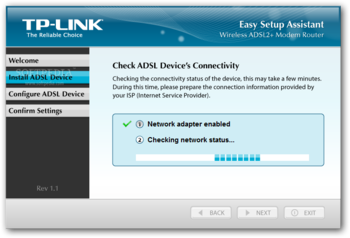 TD-W8901G Easy Setup Assistant screenshot 2