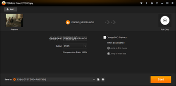 TDMore Free DVD Copy screenshot