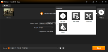 TDMore Free DVD Copy screenshot 2