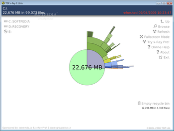 TDP x-Ray Lite screenshot