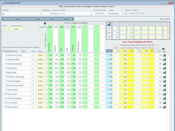 Teacher Gradebook for Filemaker Pro screenshot