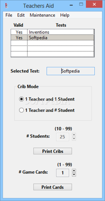 Teachers Aid screenshot