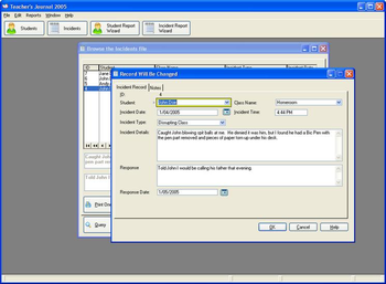 Teachers Journal 2005 screenshot 2