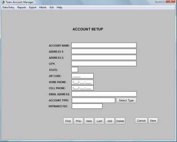 Team Account Manager screenshot