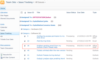 Team Issue Tracker for Outlook & SharePoint screenshot 10
