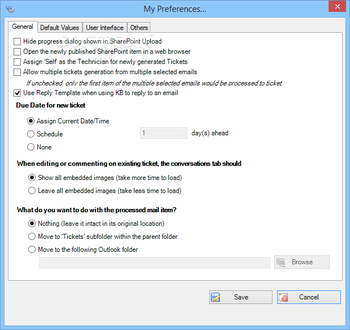 Team Issue Tracker for Outlook & SharePoint screenshot 6