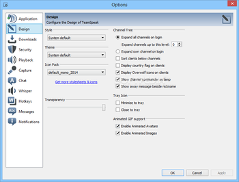 TeamSpeak Client  screenshot 16