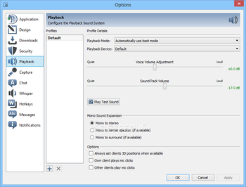 TeamSpeak Client  screenshot 19