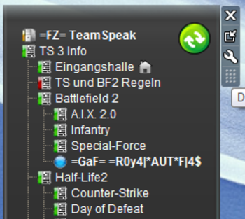 TeamSpeak Gadget screenshot 10