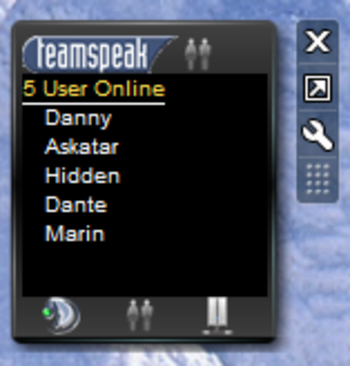 TeamSpeak Gadget screenshot 6