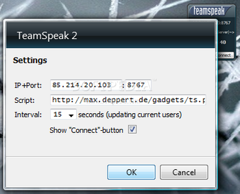 TeamSpeak2 screenshot 2