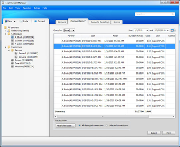 TeamViewer Manager screenshot