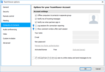 TeamViewer Portable screenshot 14