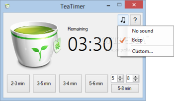 TeaTimer screenshot 2