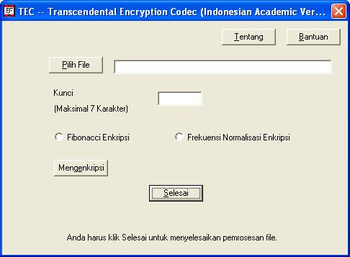 T.E.C. Academic Version Indonesian screenshot
