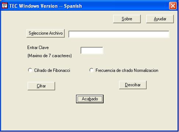 T.E.C. Spanish screenshot