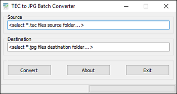 TEC to JPG Batch Converter screenshot