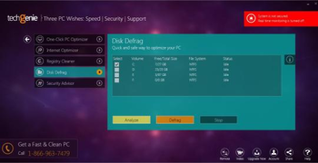 TechGenie PC Optimizer Free screenshot 2