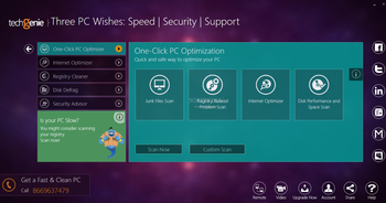 TechGenie PC Optimizer screenshot