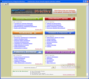 Technology Hobbies and Education Store screenshot