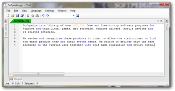 TEdit screenshot