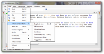 TEdit screenshot 2
